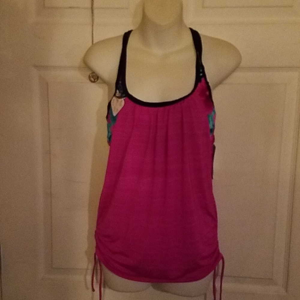Nwt zero x posur bathing suit top